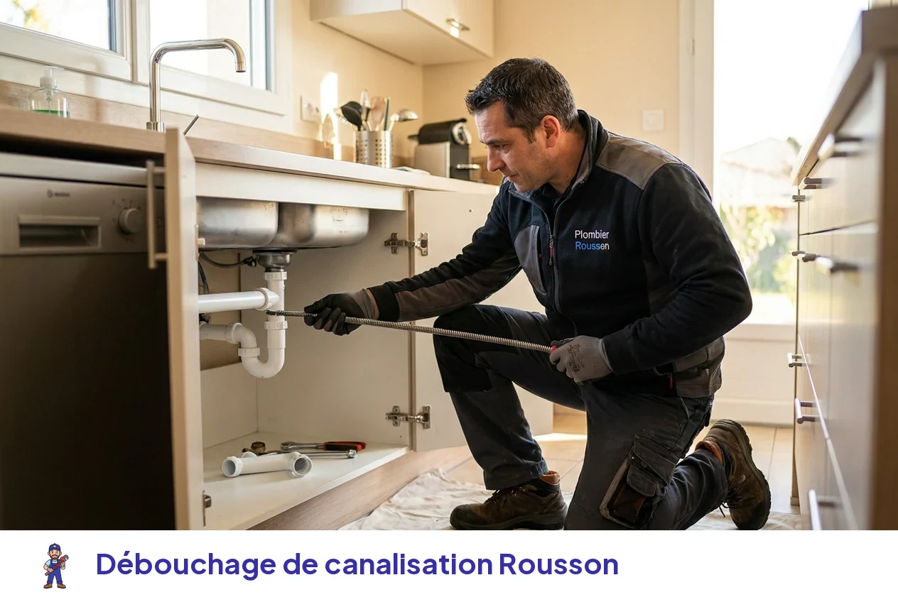 Débouchage de canalisation à Rousson