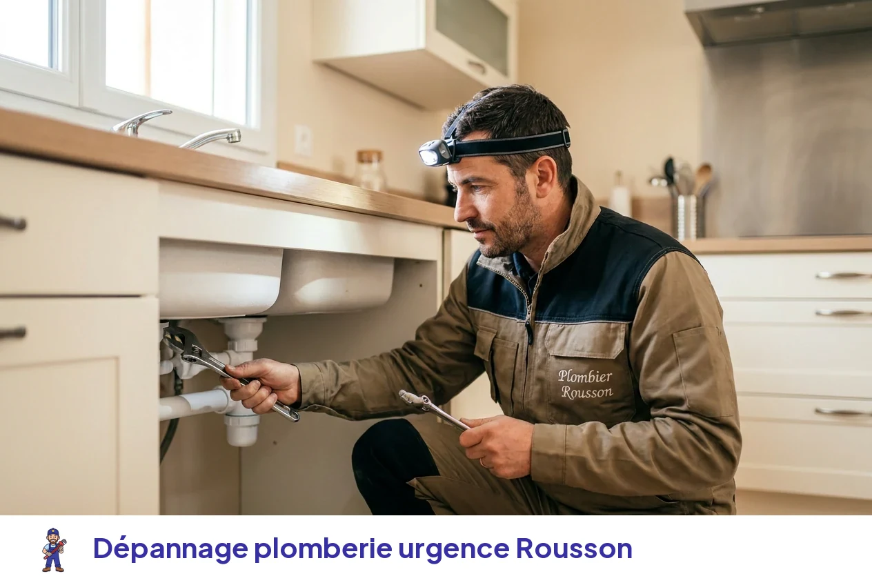 Dépannage plomberie urgence à Rousson