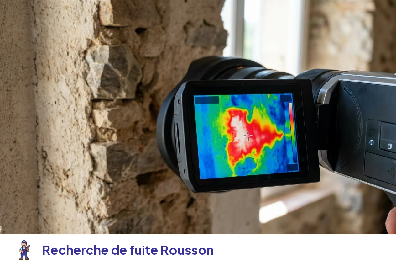 Recherche de fuite à Rousson