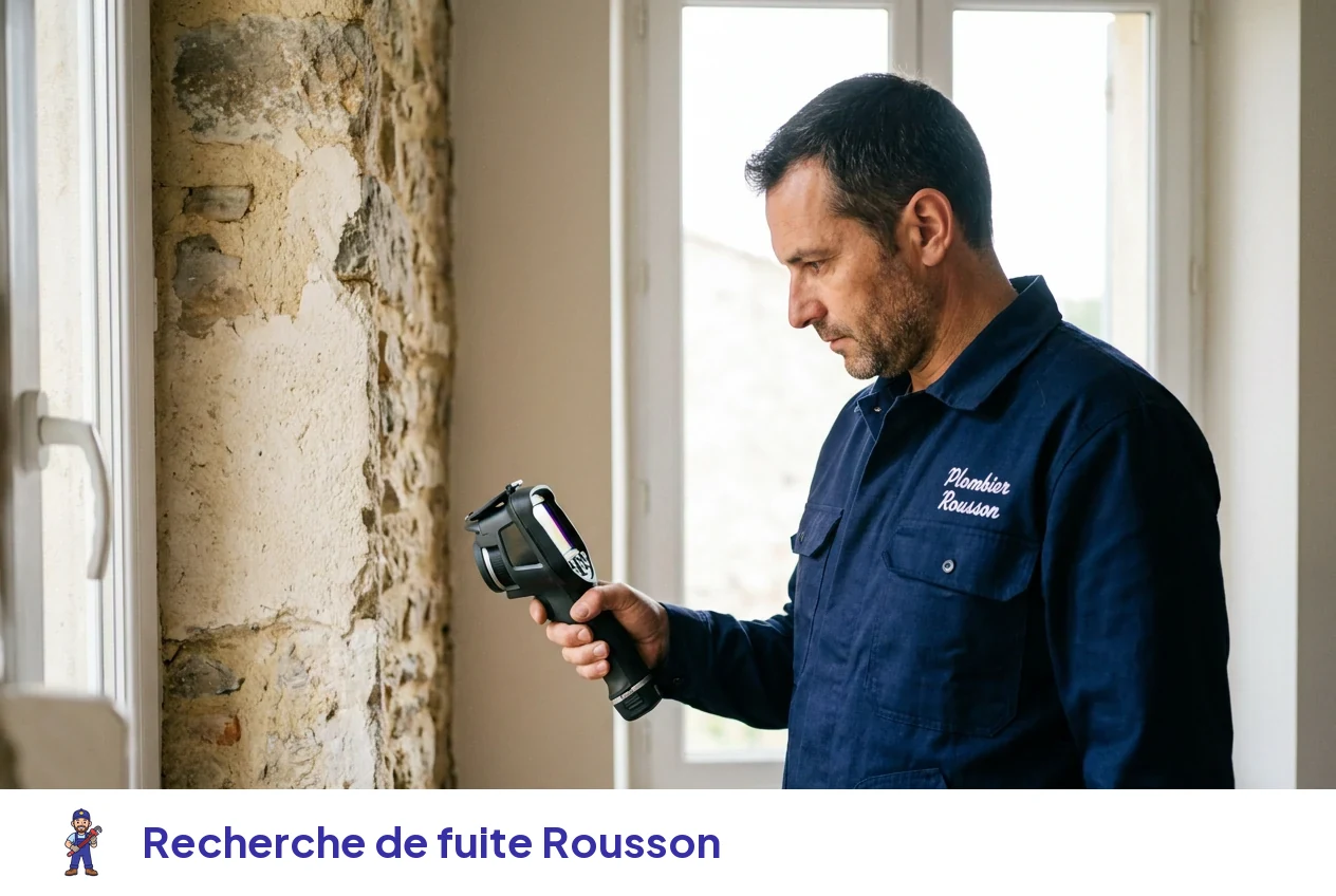 Recherche de fuite à Rousson