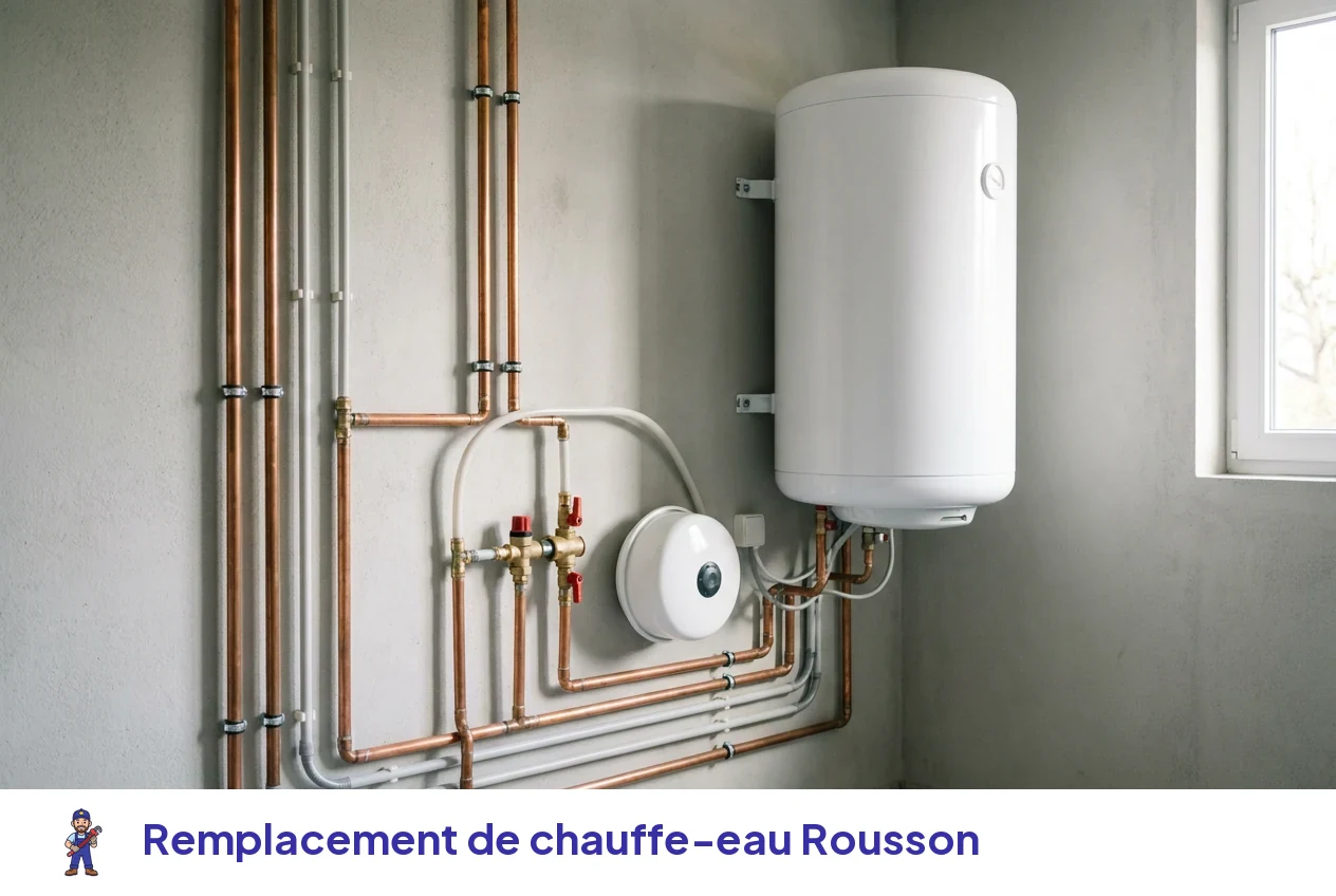 Remplacement de chauffe-eau à Rousson