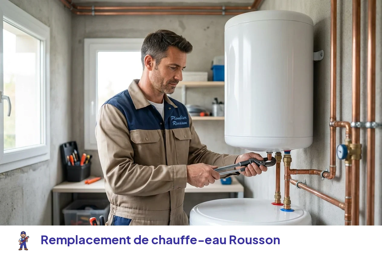 Remplacement de chauffe-eau à Rousson