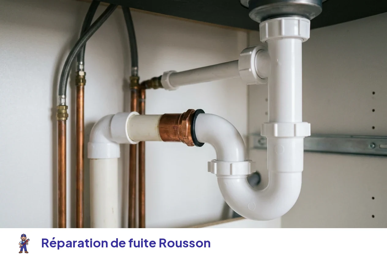 Réparation de fuite à Rousson