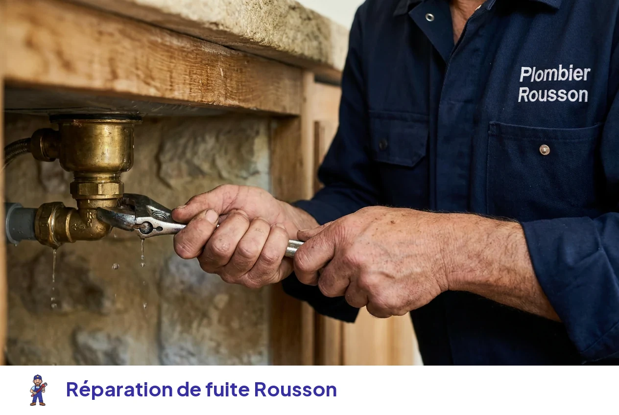 Réparation de fuite à Rousson